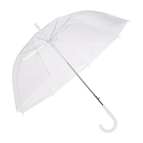 Amazon Basics Clear Bubble Umbrella, Round, 34.5 inch