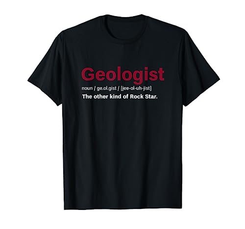 Funny Rock Collector Rock Star Geologist Gift Idea Geology T-Shirt