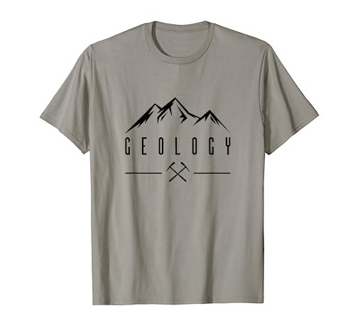 Geology Crossed Pickaxes Geologist Mountain Rockhound T-Shirt