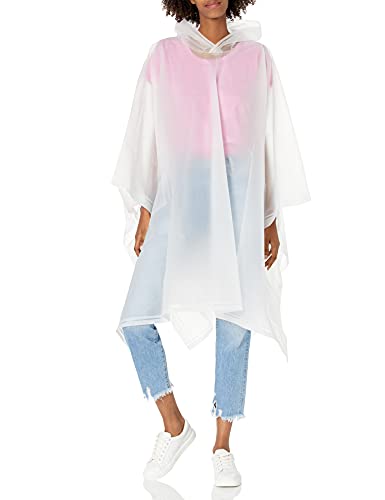 totes Rain Poncho, Clear, Adult-One Size