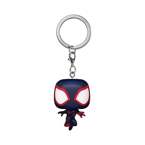 Funko Pocket Pop! Spider-Man: Across The Spider-Verse (2023) - Miles Morales as Spider-Man (Thwip Hand) Keychain Special Edition Marvel Exclusive Vinyl Keychain