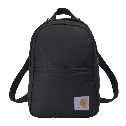 Carhartt Classic Mini Backpack, Durable, Water-Resistant Backpack with Adjustable Shoulder Straps, Black