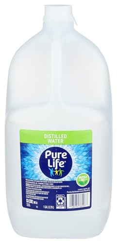 Pure Life Distilled Water, 1-Gallon, Plastic Bottled Water (1 Pack), Front Handle