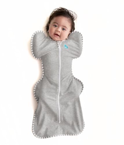 Love to Dream Swaddle UP, Baby Sleep Sack, Self-Soothing Swaddles for Newborns, Get Longer Sleep, Snug Fit Helps Calm Startle Reflex, New Born Essentials for Baby, 8-13 lbs., Grey