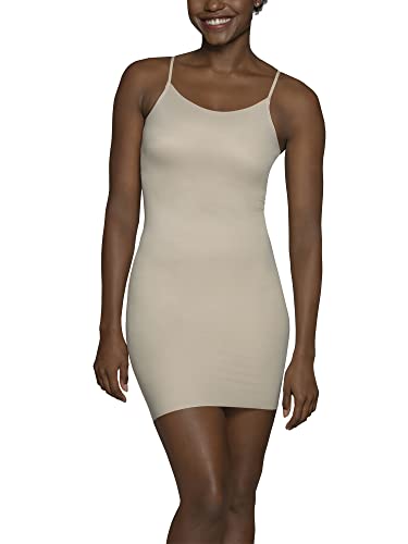 Vanity Fair Womens All Over Smoothing Shapewear For Tummy Control: Tops, Bottoms, Body Suits Full Slip, Seamless - Neutral, Small US