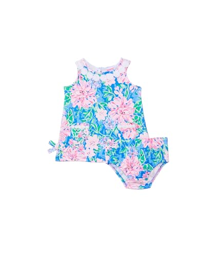 Lilly Pulitzer Girls' Baby Lilly Knit Shift - 011742-99930P (Infant), Multi Spring in Your Step, 12-18 Months