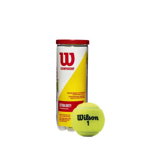 WILSON Championship Tennis Balls - Extra Duty, Single Can (3 Balls)