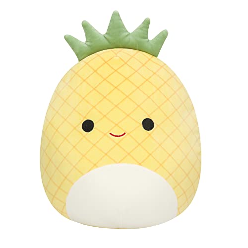 Squishmallows Original 20-Inch Maui Yellow Pineapple with Green Top - Jumbo Ultrasoft Official Jazwares Plush
