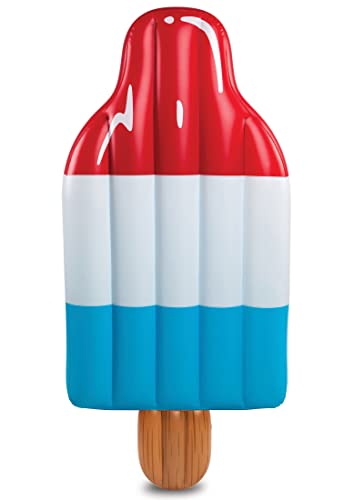 Big Mouth Inc. Ice Pop Pool Float – Gigantic 6 Foot Pool Float, Funny Inflatable Vinyl Summer Pool or Beach Toy, Makes a Great Gift Idea, Patch Kit Included