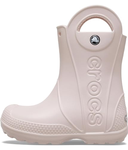 Crocs Handle It Rain Boots, Quartz, 2 US Unisex Little Kid
