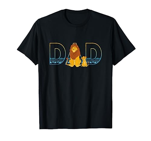 Disney The Lion King Simba and Mufasa Dad T-Shirt