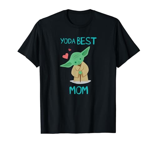 Star Wars Yoda Best Mom Hearts Mother's Day T-Shirt