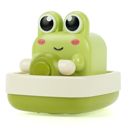 DUCKBOXX XX Wind-up Boating Frog Bath Toy for Kids