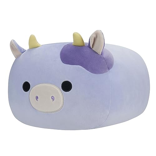 Squishmallows Stackables Original 12-Inch Bubba Purple Cow - Medium-Sized Ultrasoft Official Jazwares Plush