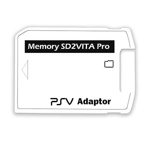 Theokveni Premium SD2Vita Game Memory Card Adapter, V6.0 Memory Stick TF Card Holder Compatible with Micro SD Card for PS Vita 1000/2000 with Firmware 3.60 System or Above