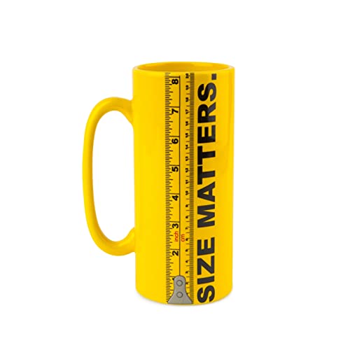 BigMouth Inc. Size Matters Coffee Mug, Novelty Coffee Mug, 32 oz