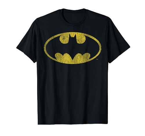 DC Comics Batman Distressed Classic Logo Short Sleeve T-Shirt
