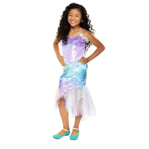Disney The Little Mermaid Ariel’s 2 Piece Dress - Mermaid Under The Sea Fashion Outfit