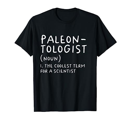 Paleontologist Definition Dinosaur Scientist Science Teacher T-Shirt