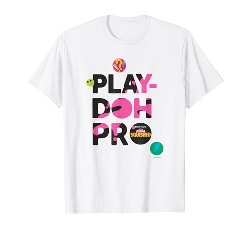 Play-Doh Squished Pro Center Bold Filled Logo T-Shirt