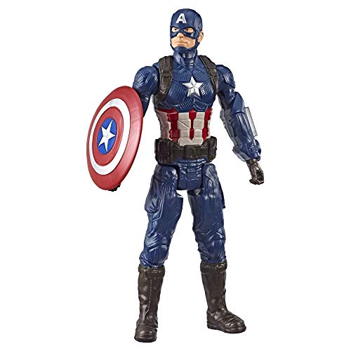 Avengers Marvel Endgame Titan Hero Series Captain America 12'-Scale Super Hero Action Figure Toy with Titan Hero Power Fx Port