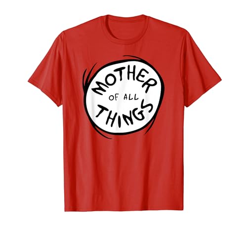 Dr. Seuss Mother of all Things Emblem RED T-Shirt