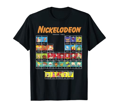 Nickelodeon Periodic Table Of Characters T-Shirt
