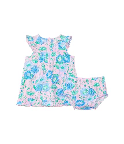 Lilly Pulitzer Baby Girls' Cecily Dress (Infant), Conch Shell Pink Rumor Has It