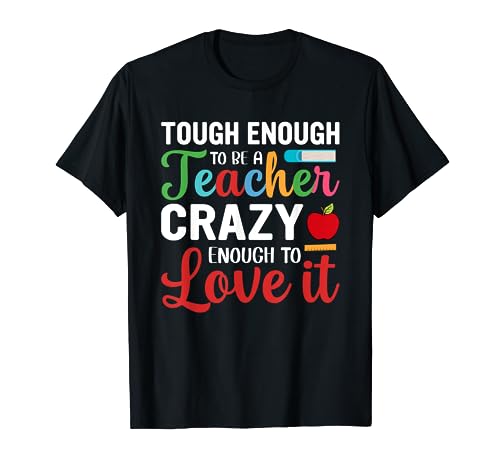Crazy Teacher Men Women Funny School Teachers T-Shirt
