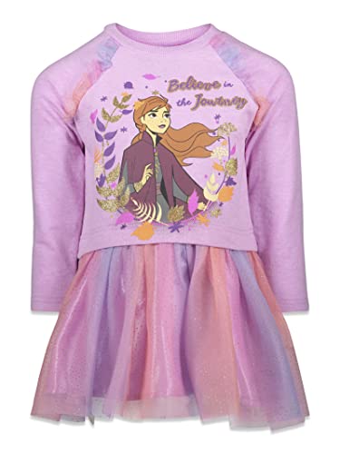 Disney Frozen Princess Anna Little Girls Dress Multicolored 7-8