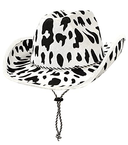 Beistle Cow Print Cowboy Hat One Size Fits Most Animal Print Hats