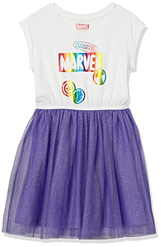 Amazon Essentials Disney | Marvel | Star Wars | Frozen | Princess Toddler Girls' Knit Short-Sleeve Tutu Dresses (Previously Spotted Zebra), 2T