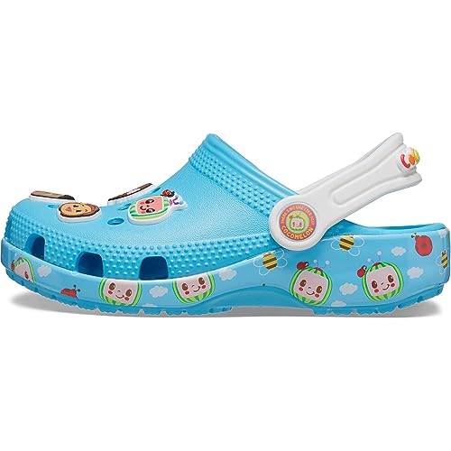 Crocs Unisex-Child Classic CoComelon Clogs | Toddler Shoes, Electric Blue, 10 Toddler