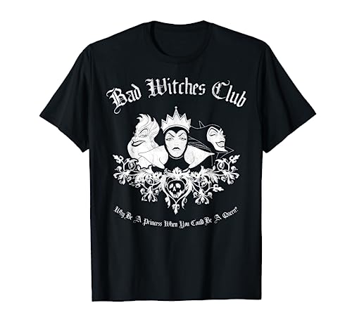 Disney Villains Bad Witches Club Group Shot Vintage T-Shirt
