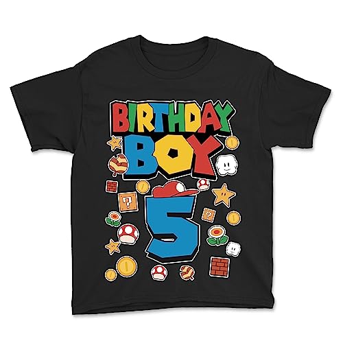 StickyGumDrop Personalized Birthday T-Shirts for Gamers Theme Party