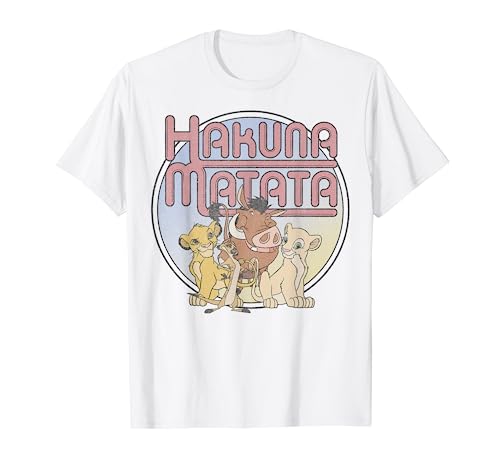 Disney Lion King Retro Hakuna Matata Simba And Friends T-Shirt