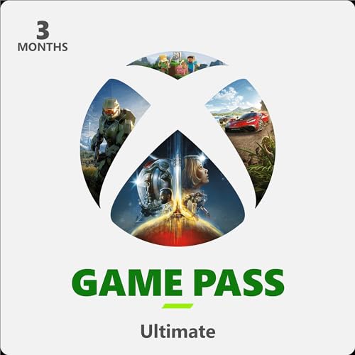 Xbox Game Pass Ultimate – 3 Month Membership – Xbox Series X|S, Xbox One, Windows [Digital Code]