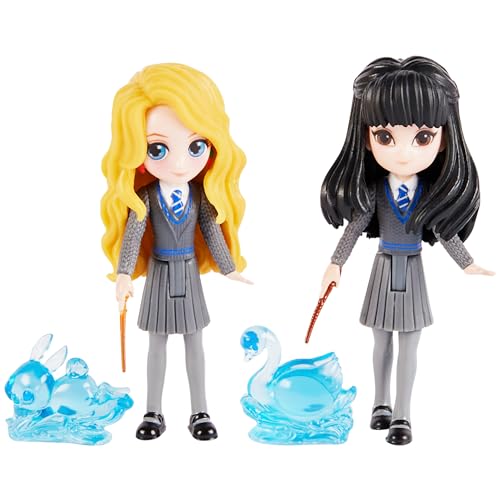 Wizarding World Harry Potter, Magical Minis Luna Lovegood and Cho Chang Patronus Friendship Set with 2 Creatures, Kids Toys for Ages 5 and up