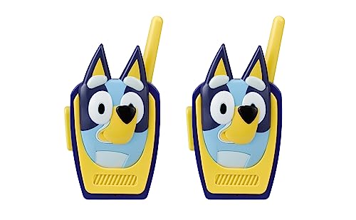 ekids Bluey Toy Walkie Talkies for Kids, Indoor and Outdoor Toys for Kids and Fans of Bluey Toys for Toddlers