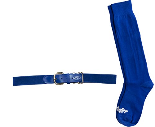 Rawlings Belt & Socks Combo | Baseball/Softball | Royal Blue | Small