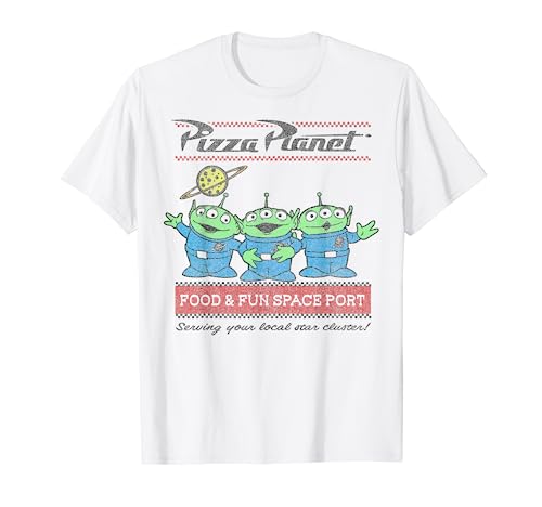 Disney Pixar Toy Story Pizza Planet Aliens T-Shirt