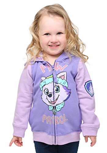 Nickelodeon Paw Patrol Little Girls' Everest Toddler Hoodie, Lilac/Purple, 3T