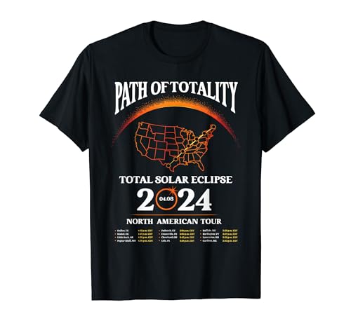 Solar Eclipse Path Of Totality Solar Eclipse April 8 2024 T-Shirt