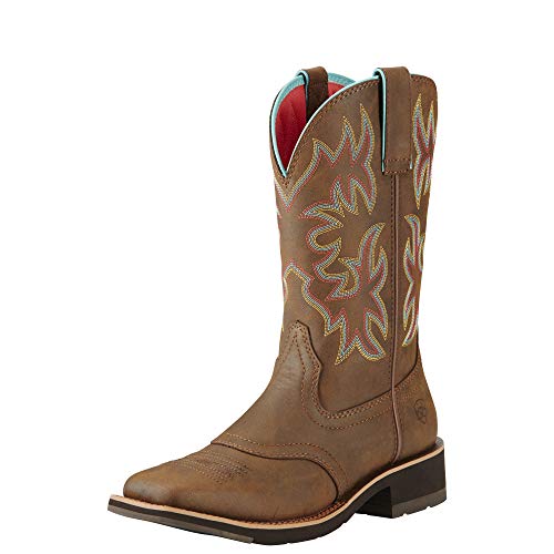 Ariat Womens Delilah Western Boot Toasted Brown 8