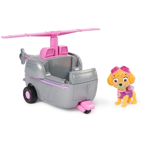 Paw Patrol, Skye’s Helicopter, Toy Vehicle with Collectible Action Figure, Sustainably Minded Kids Toys for Boys & Girls Ages 3 and Up