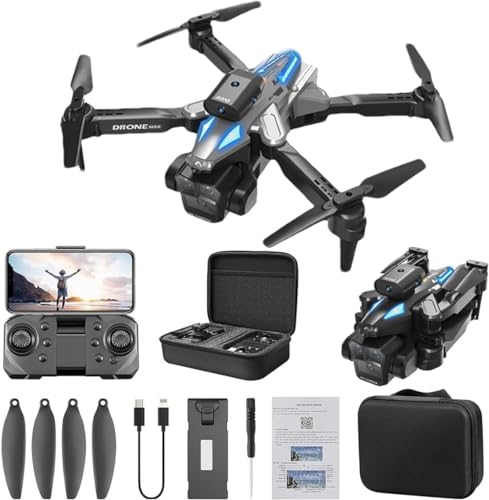 Drone With WiFi FPV 4K HD ESC Camera,Fly Altitude Hold Headless Mode Altitude Hold Mode Foldable RC Drone Quadcopter Circle Fly Route For Beginners And Kids Gifts