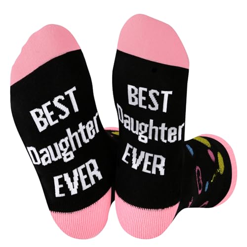 Birthday Gift for Women, Mothers Day Daughter Gift for Her, Funny Socks for Daughter, Novelty Funny Socks Gifts for Her Girls