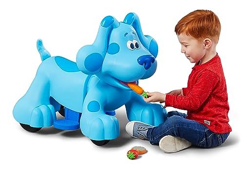 Kid Trax Blue's Clues Snack Time Ride-On Toy for 18-30 Months, Rechargeable Battery with 20 Sounds