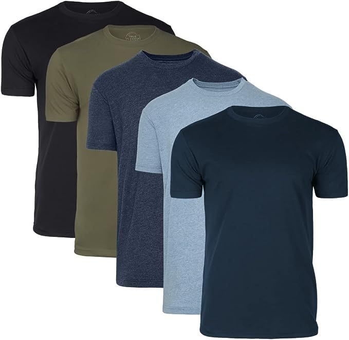 True Classic Tees | Premium Fitted Men's T-Shirts | Crew Neck | Classic 5-Pack | XX-Large