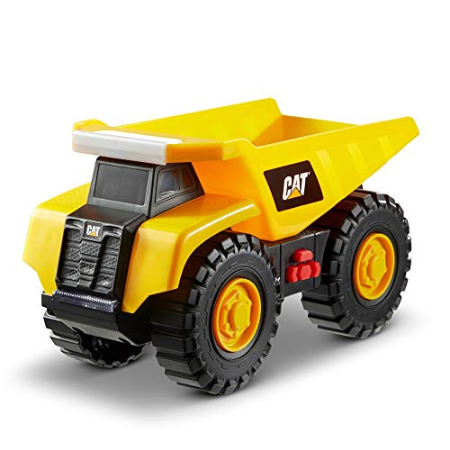 CAT Construction Toys, Cat Construction Tough Machines Toy Dump Truck, 10' w/Realistic Lights & Sounds, Rumbling Action, Movable Parts & Sturdy Plastic Construction